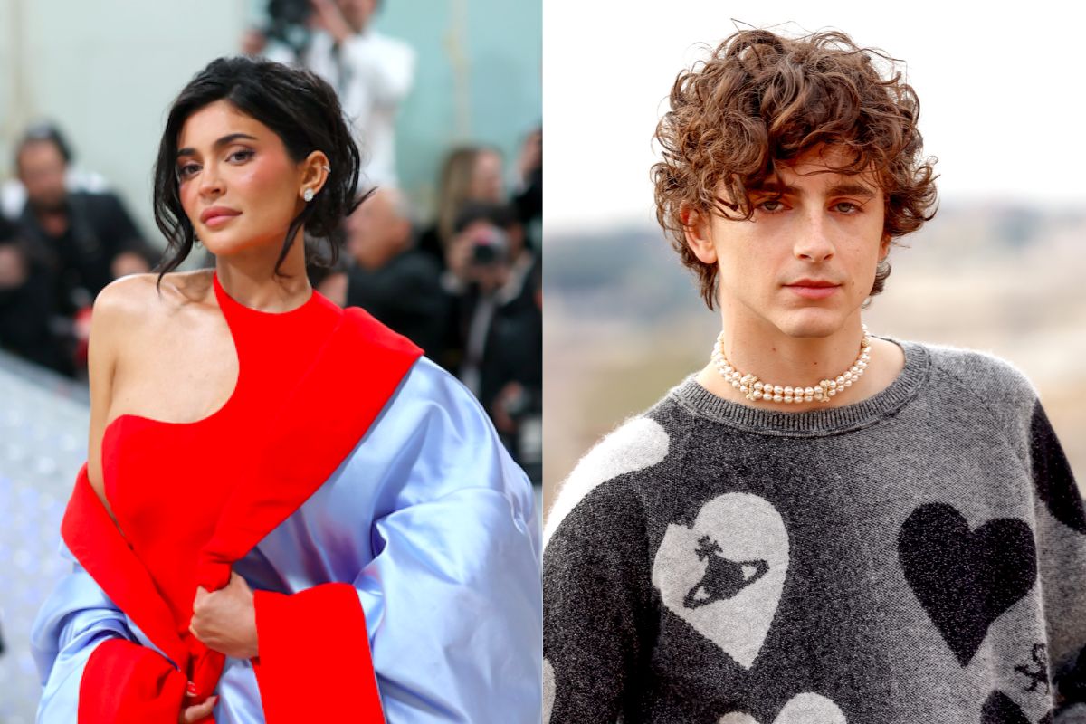 Kylie Jenner and Timothée Chalamet caught at Paris Fashion Week